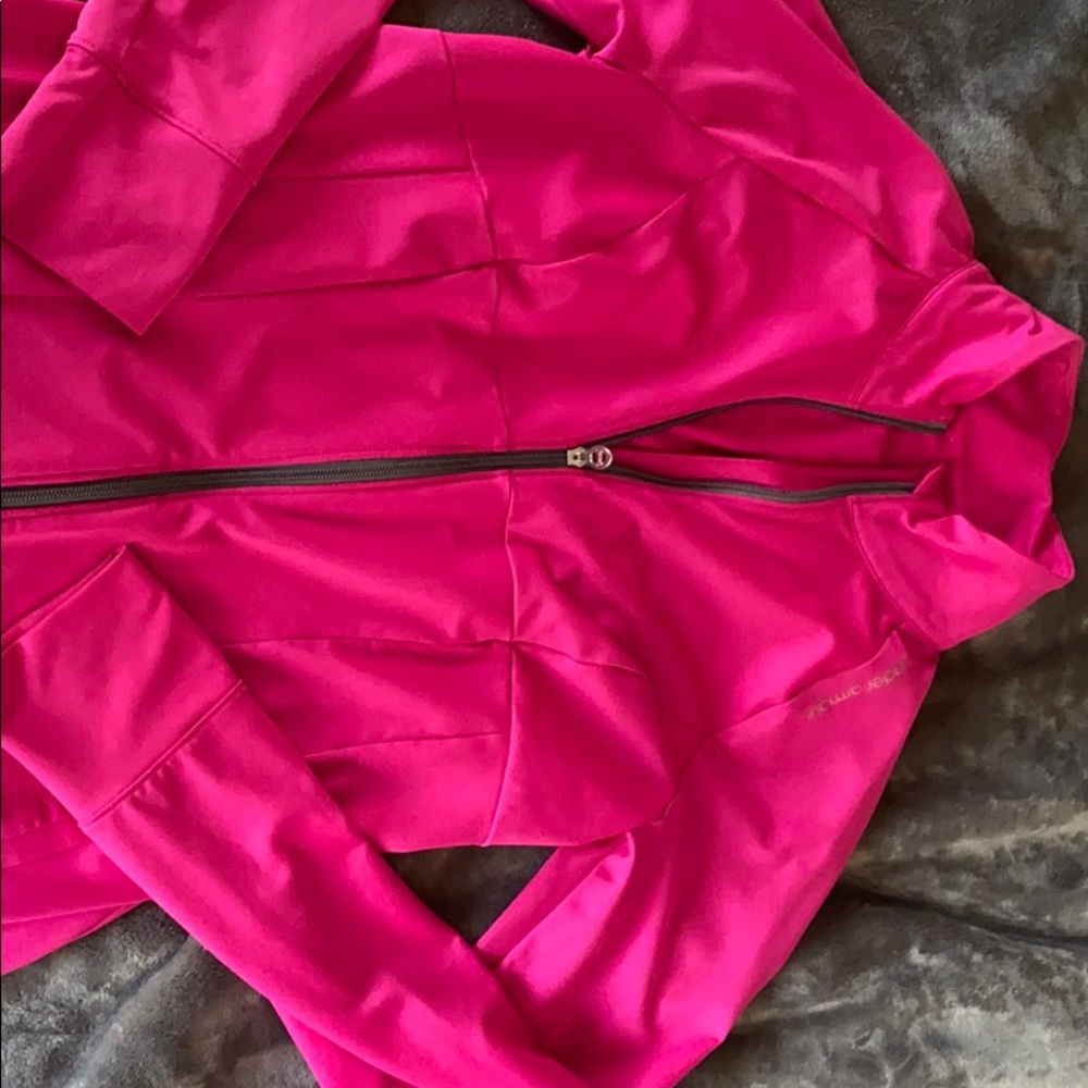 Fuchsia(hot pink) zip up work out jacket